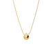 Lucardi Femme Argent plaqué or collier avec pendentif pour femme - Collier - Argent 925 - Couleur or - 48 cm