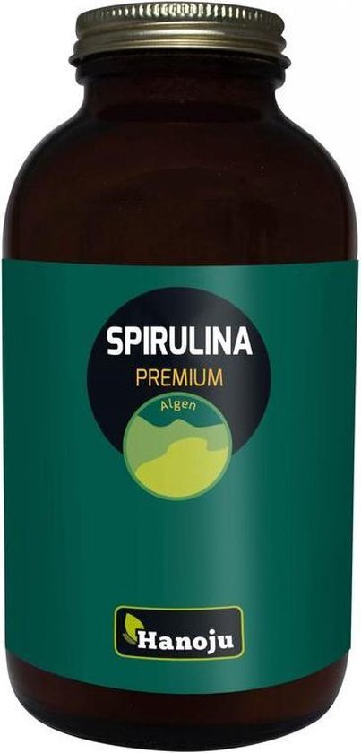 Hanoju Spirulina 400 mg glas flacon 800 TB