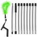Icecat Brosse de nettoyage de gouttière réglable 325cm avec grattoir et brosse en nylon