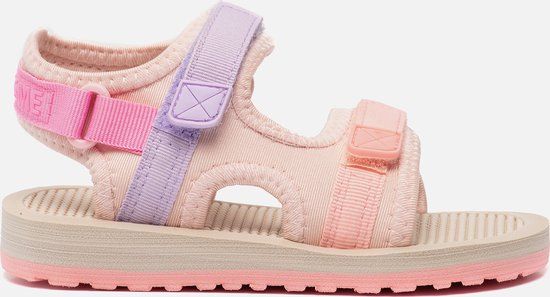 Shoesme Sandalen Meisjes Maat 23 - Licht roze/Roze/Lila - Platte sandalen
