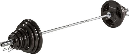 Tunturi 100 kg Olympische Tri-Grip Barbell Set