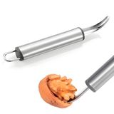 Avilia Notenschaal van roestvrij staal, 17 cm, zilverkleurig