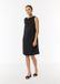 Comma Navy Robe mi-longue à manches longues