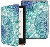 Fintie hoes voor Pocketbook Touch HD 3, Touch Lux 4, Touch Lux 5, Basic Lux 2 en Color (2020) e-readers, ultradunne beschermhoes met autom. wekken/slapen, magneetsluiting