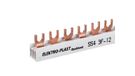 ELEKTRO-PLAST OPATÓWEK Aansluitrailsysteem, 3-polig, 63A, 12mm², vorkmodel (54 modules), 3F, type S-543F-12, artikelnummer 45.312
