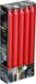 Spaas 10 Tafelkaarsen huishoud 21/240 mm, ± 8 uur, geurloos - rood