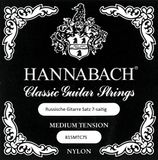 Hannabach Klassieke Gitaarsnaren Serie 815 Medium Tension voor Russische Gitaar, Mensuur 640-660 mm, Set 7-snarig - 815MTC7S