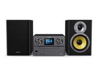 Philips TAM8905/10 Home Audio Micro System - Black - 100W - CD Player - Bluetooth - Wi-Fi
