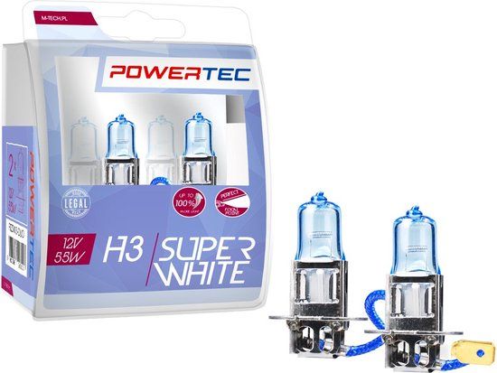 M-Tech PTZSW3-DUO H3 Xenon-Look Halogeenlamp - 12V - Set