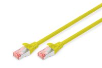 Digitus DK-1644-050/Y RJ45 Netwerkkabel, patchkabel CAT 6 S/FTP 5.00 m Geel