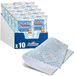Spontex Decorado Afdruipmat, 10 stuks, Wit/Blauw