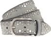 Vanzetti Leren Riem Belt 35MM W65 L.grey Lichtgrijs