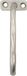 House Doctor Welo haak in geborsteld zilver 10cm