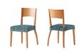 Set Martina Home Set van 2 kussenslopen van 24 x 30 x 6 cm, blauw