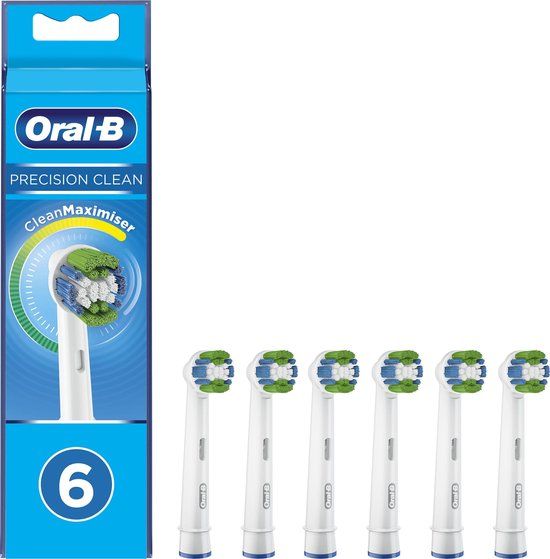 Oral-B Precision Clean Opzetborstels - 6 Stuks - Met CleanMaximiser-technologie