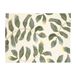 Set de table, coton bio GOTS, silhouette feuille, 35 x 50 cm
