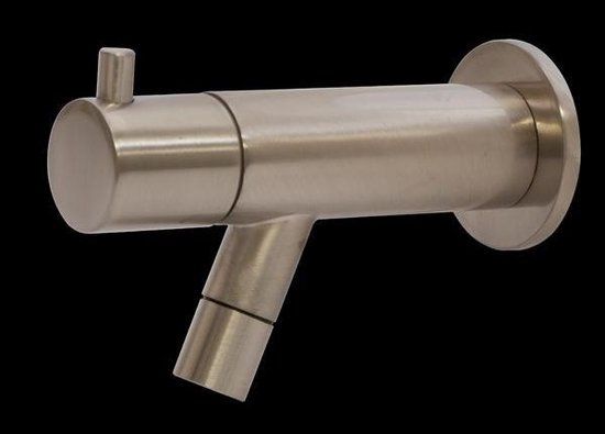 Best Design Spador RVS Wand Eengreeps Toiletkraan