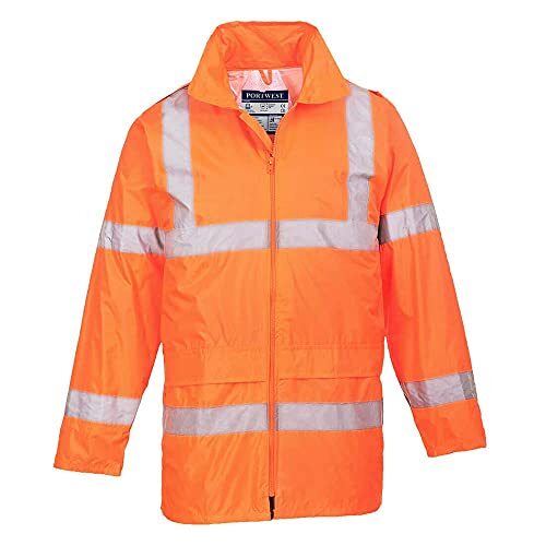 Portwest H440 Hi-Vis Regenjas, Oranje, Grootte XS