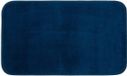 texpot Badteppich Premium Microfaser rutschfest Rio Badmatte 100 x 60 cm Dunkelblau