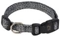 Ferplast Verstelbare hondenhalsband van gerecycled kunststof uit PET-flessen, gesp en ring van metaal, halsomtrek 42-67 cm, maat L, grijs