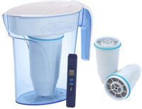 ZeroWater Waterfilterkan 1.7 Liter - Inclusief 3 Filters en TDS meter - 5-traps Waterfilter systeem- Filtert PFOA, PFOS, lood, chroom, kwik en chloor