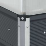vidaXL Plantenbak Antraciet 100 x 100 x 77 cm Gegalvaniseerd staal