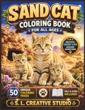 Sand Cat Coloring Book for All Ages