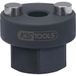 KS TOOLS Blattfederbolzen-Stecknuss für Volvo, 27mm 450.0242