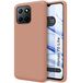Beschermhoes Huawei Honor 70 Lite 5G roze beschermhoes van vloeibare siliconen