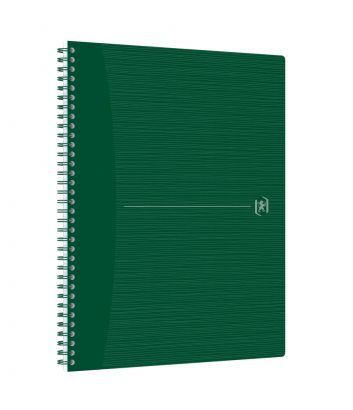 Oxford Origin A4+ Spiraalblok - 70 Vel - Gelinieerd - Groen