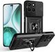 Techsuit Hoesje geschikt voor HONOR X8c - Camshield Back Cover - Zwart