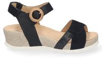 Durea Sandaal 7425 025 1602 Wijdte H Zwart Zand