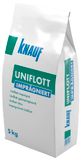 Knauf Uniflott geïmpregneerd gipspatel massa voor het plakken van geïmpregneerde gipsplaten met HRK of HRAK zonder plakstrips, 5 kg – speciale gips, waterafstotende plamuurmassa