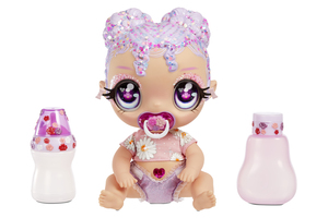 MGA Entertainment Glitter Babyz Babypop - Lila Wildbloom