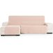 ECOMMERC3 Bankhoes voor chaise longue, normale maat links, eenvoudig aan te brengen met elastieken, compatibel met chaise longue-banken, links of rechts