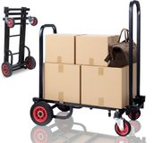 Pyle Chariot de transport - Pliable et compact diable - Extensible jusqu'à 102cm - Capacité de charge maximale : 90,5 kg