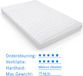 Droommatras Koudschuim kleutermatras Casper 70x160 dikte 12 cm