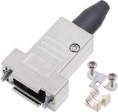 encitech DTSL09-RG-SJS-T-K 6560-0217-31 boîtier D-sub Nombre de pôles : 9 Métal complet 180 ° Argent 1 pièce(s)