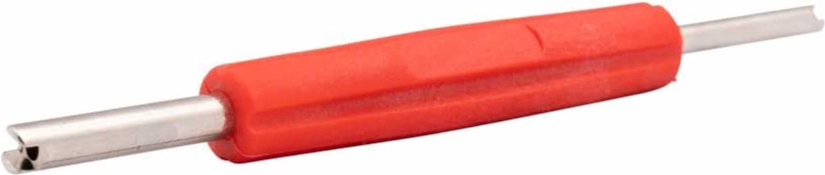 Top Gear Handzame Ventielsleutel - 130 x 13 x 13 mm. - Rood