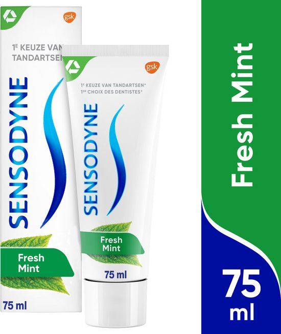 Sensodyne Freshmint tandpasta voor gevoelige tanden 75ml
