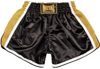 Metal Boxe Short Thai/Kick Extrem Zwart/Goud Polyester