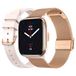 ECHO Rainbow Nano AMOLED Smartwatch voor dames, 1,83 inch, roségoud
