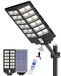 Lampadaire solaire, 14000W LED, 6500K, IP68, avec télécommande