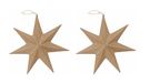 Décopatch NO025Opack - 10 flat hanging star paper mache supports