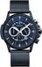 Pierre Lannier Chronographe Sentinelle Montre homme Acier bleu Analogique Quartz 44mm
