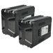 vhbw 2x Pile compatible avec Stiga Multiclip 47 S AE, Combi 50 S AE, Model-1, Multiclip 47 AE tondeuse (2000mAh, 80 V, Li-Ion, 20 cellules)