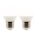 2 Elexity 2 stuks lampen LED-peervorm 5 W E27 400LM 2700 K