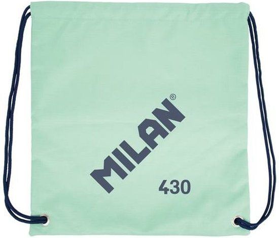 MILAN® Rugtas met Koordjes Milan Since 1918 Groen 12 l - Unisex