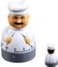 Ibenzoa® Mécanique Minuteur de cuisine avec forme de chef mignonne