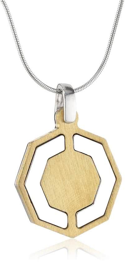 Orphelia Ketting 42Cm Bicolor Sterling Zilver 925 Zk-2635